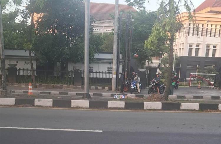 Viral, Jasad Pria Korban Tabrak Lari Tergeletak di Ring Road Utara Jogja