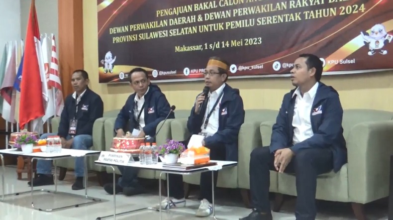 Daftarkan Bacaleg, Partai Perindo Sulsel Bidik 6 Kursi DPRD
