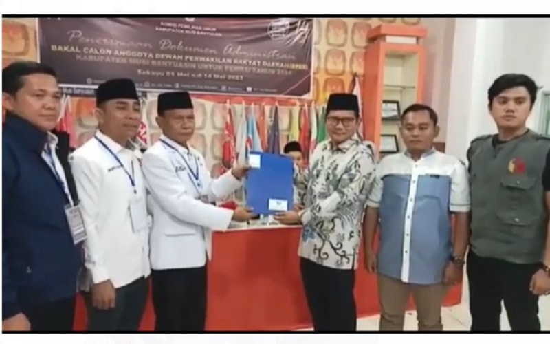 Daftarkan Bacaleg Terbaik, Partai Perindo Muba Target Kursi di Setiap Dapil 