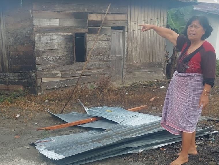Angin Puting Beliung Terjang 2 Kecamatan di Simalungun, 42 Rumah Rusak