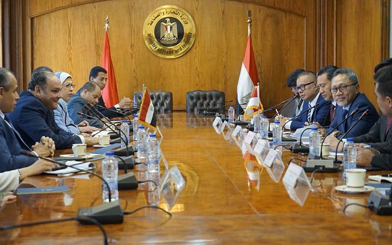 Mendag Zulhas Bertemu Menteri Mesir Ahmed Samir Saleh Tanda Tangan Kontrak Dagang Rp 12,88 T - Bagian 4