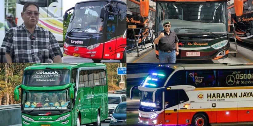 Deretan Pemilik PO Bus Awalnya Sopir, Ada Lulusan SD Jago Mesin dan Manajemen Perusahaan