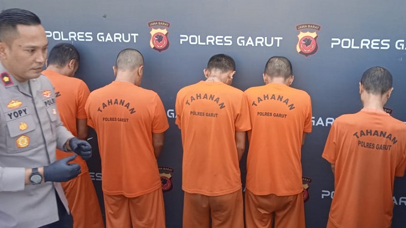 13 Tahun Beraksi di Garut, Komplotan Curanmor Bersenjata Pistol Korek Gas Ditangkap