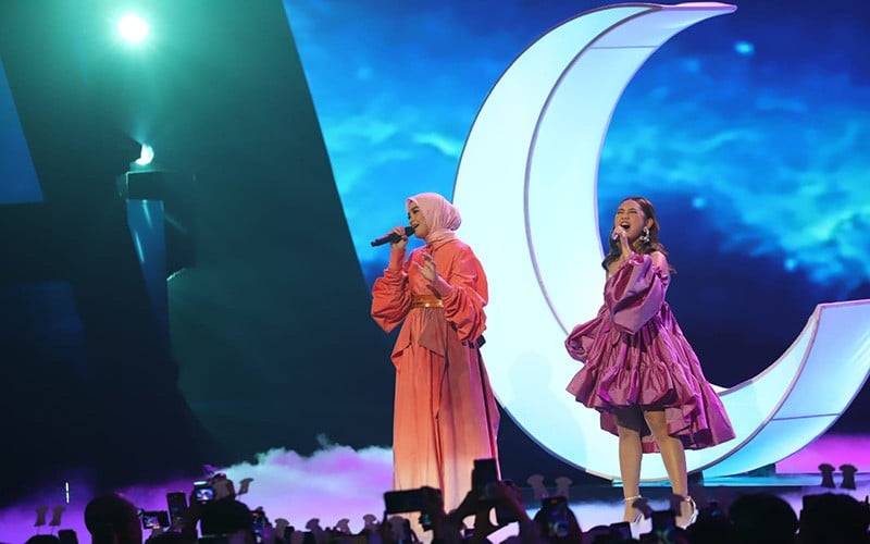 Penampilan Salma Salsabila feat Ziva Magnolya di Grand Final Indonesian Idol - Bagian 2