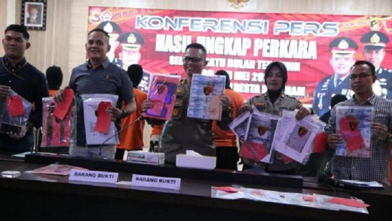 Polresta Mataram Ungkap 27 Kasus Kriminal selama Sebulan, Tangkap 31 Tersangka