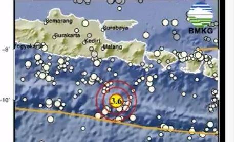 title Gempa Hari Ini M 3,6 Guncang Jember, BMKG: Kedalaman 10 Km Gempa Hari Ini M 3,6 Guncang Jember, BMKG: Kedalaman 10 Km
