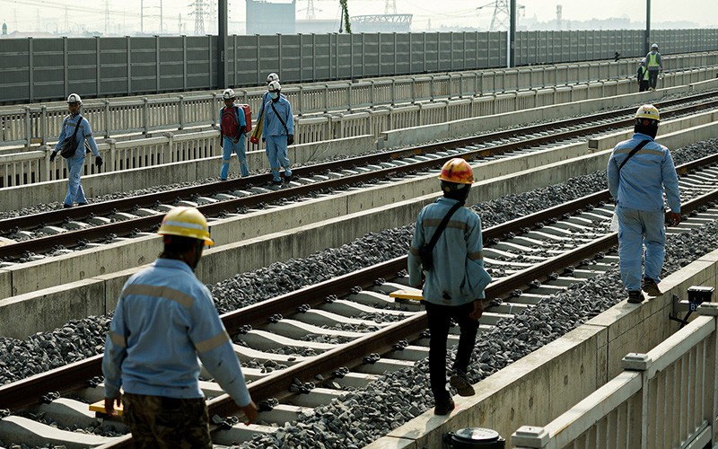 Progres Pembangunan Stasiun Kereta Cepat di Halim Sudah Mencapai 90,86 persen - Bagian 2