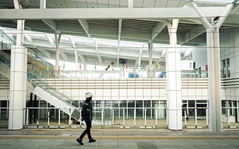 Intip Megahnya Stasiun Kereta Cepat Tegalluar - Bagian 5