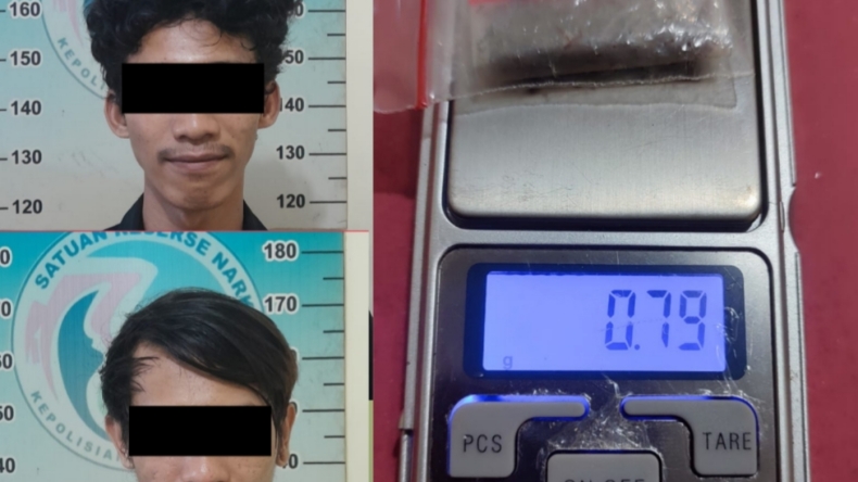 Kantongi Tembakau Sintetis, 2 Pemuda di Metro Lampung Dijemput Polisi