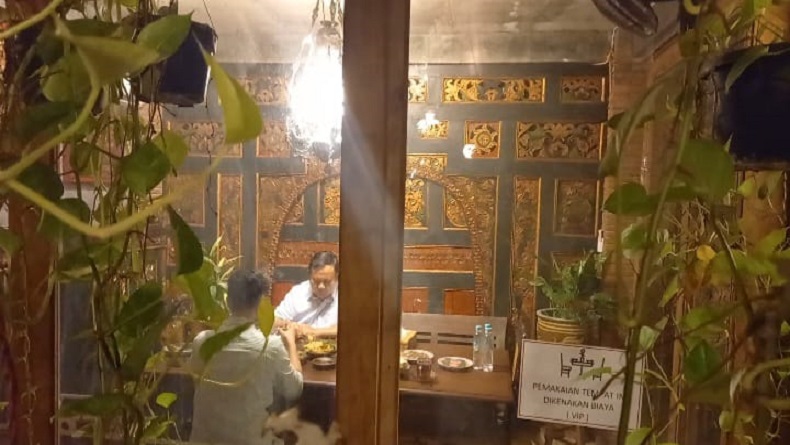 Makan Malam dengan Relawan Jokowi, Ini Menu yang Disantap Prabowo dan Gibran