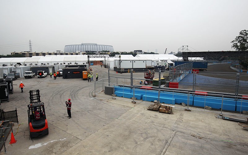 Persiapan Sirkuit Formula E Jelang Jakarta e-Prix 2023 - Bagian 2