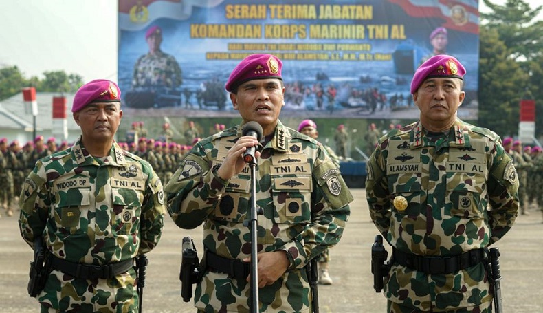 Mayjen Tni Nur Alamsyah Resmi Jabat Dankormar Ksal Minta Tingkatkan