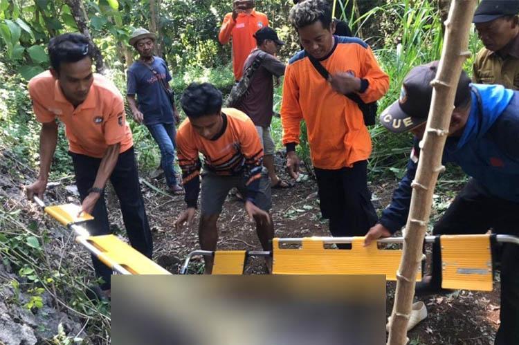 Kecelakaan di Gunungkidul Hari Ini, Motor Terperosok ke Jurang, Istri Tewas Suami Terluka