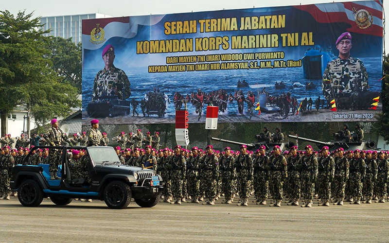 Mayjen Nur Alamsyah Resmi Jabat Dankormar Gantikan Mayjen Widodo Dwi Purwanto - Bagian 2