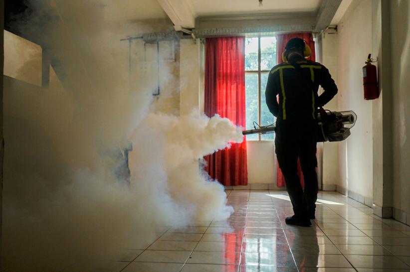 Asrama Haji Pondok Gede Difogging Jelang Kedatangan Calon Jemaah pada 23 Mei - Bagian 3