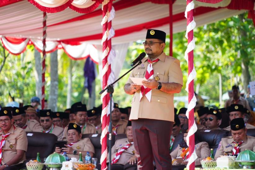 Buka PWN 2023 di Gorontalo, Menag Yaqut: Pramuka PTKN Harus Adaptif Rawat Keberagaman dan Perdamaian