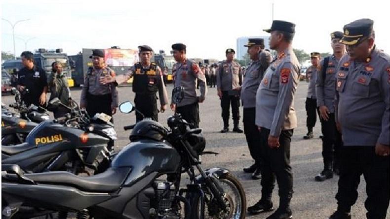 Polrestabes Makassar Apel Gelar Pasukan dan Siagakan Kendaraan Taktis, Ada Apa?