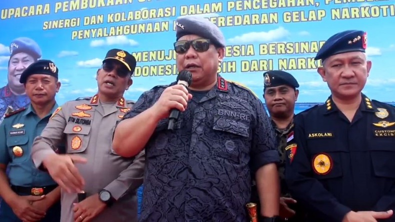 Cegah Narkoba Masuk Indonesia, BNN Gelar Operasi Laut di Perairan Sorong