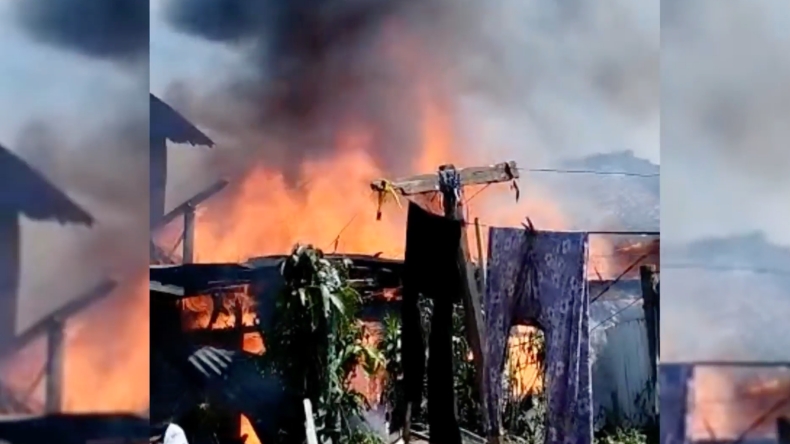 Gegara Anak Mainan Korek, 3 Rumah di Bandarlampung Ludes Terbakar