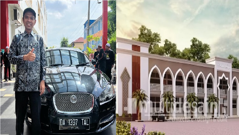 UAS Lelang Mobil Jaguar Pemberian Hamba Allah untuk Bangun Ponpes di Banjarbaru
