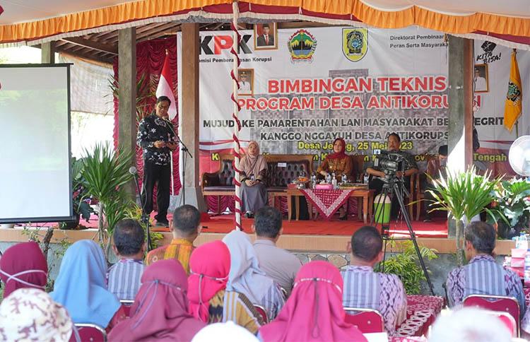 KPK Gelar Program Bimtek Antikorupsi bagi Perangkat Desa di Klaten