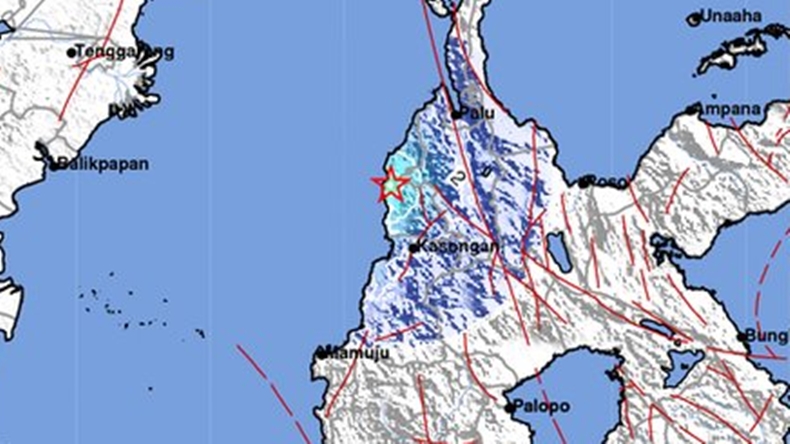 Gempa Hari Ini Magnitudo 4,6 Guncang Pasangkayu Sulbar