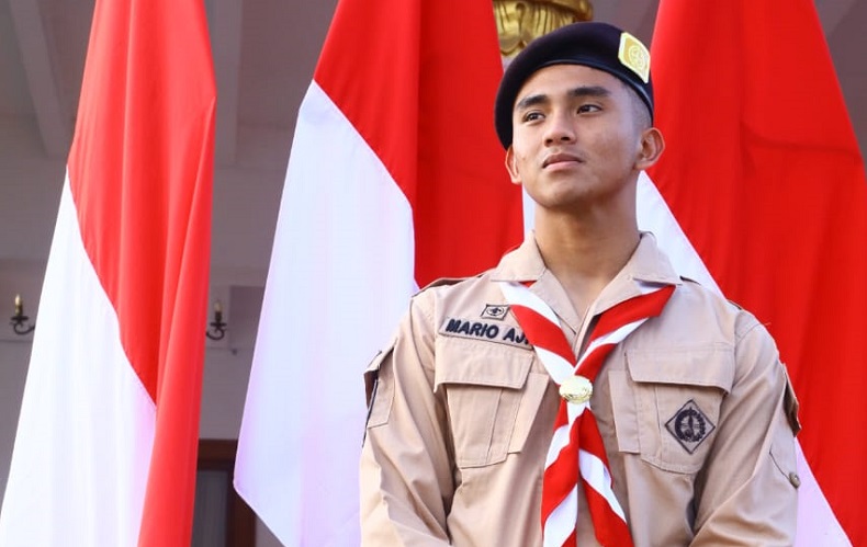 Pembalap Moto3 Mario Aji Jadi Duta Pramuka Jatim, Ini Harapan Gubernur Khofifah 