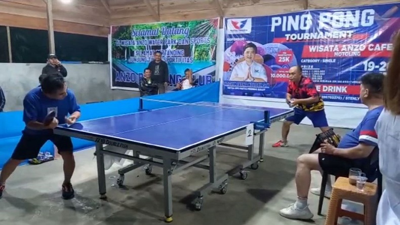 DPW Partai Perindo Sulut Gelar Turnamen Tenis Meja di Motoling, Disambut Antusias Warga