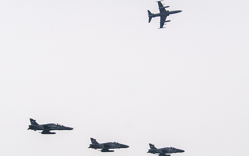 Pesawat Tempur TNI AU Latihan Jalak Sakti di Langit Palembang - Bagian 2
