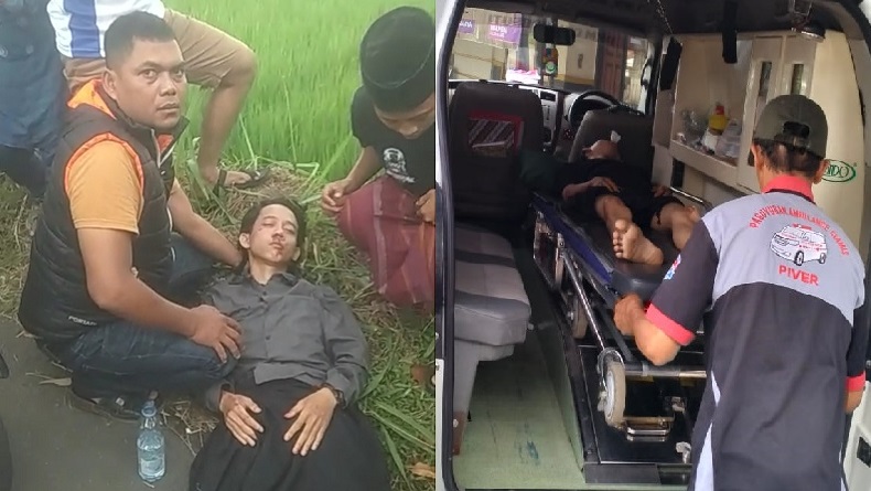 Satri di Ciamis Luka Parah dan Muntah Darah Terserempet Rombongan Moge Harley