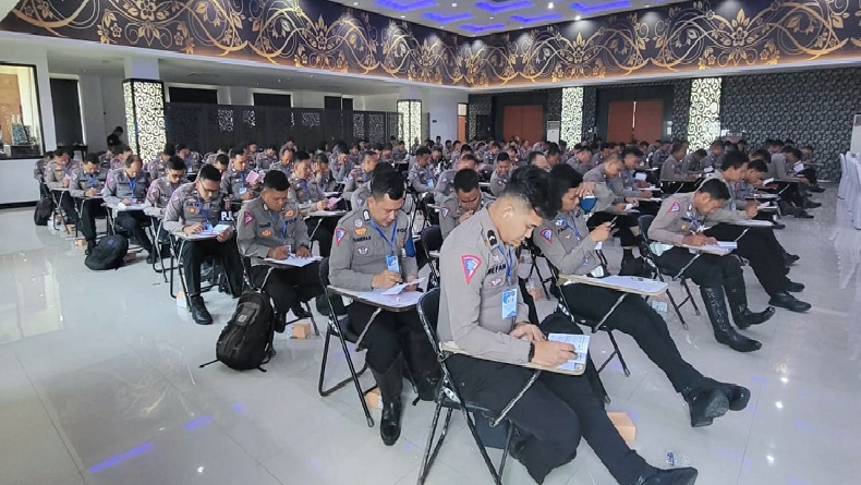 124 Polantas Penindak Pelanggaran Lalu Lintas Ikut Pembekalan Psikologi