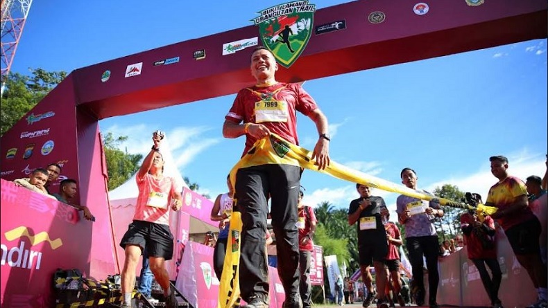 Wagub Sumut dan Pangdam I BB Ikuti Bukit Lawang Orangutan Trail Run Bersama 700 Pelari 