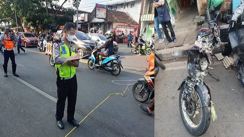 Kecelakaan di Kota Bandung Hari Ini, 2 Orang Tewas Ditabrak Motor di Jalan Surapati