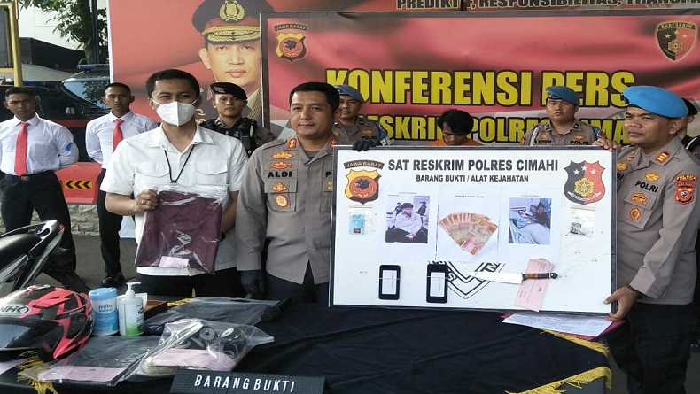 Kurang Dari 24 Jam, Begal Sadis Yang Sayat Leher Korban Di KBB Ditangkap