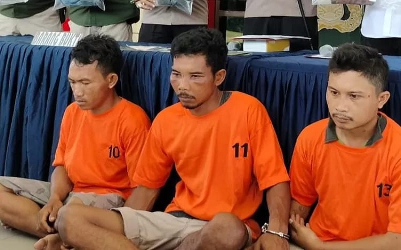  Tampang 3 Perampok yang Bunuh Tauke Sawit di Banyuasin