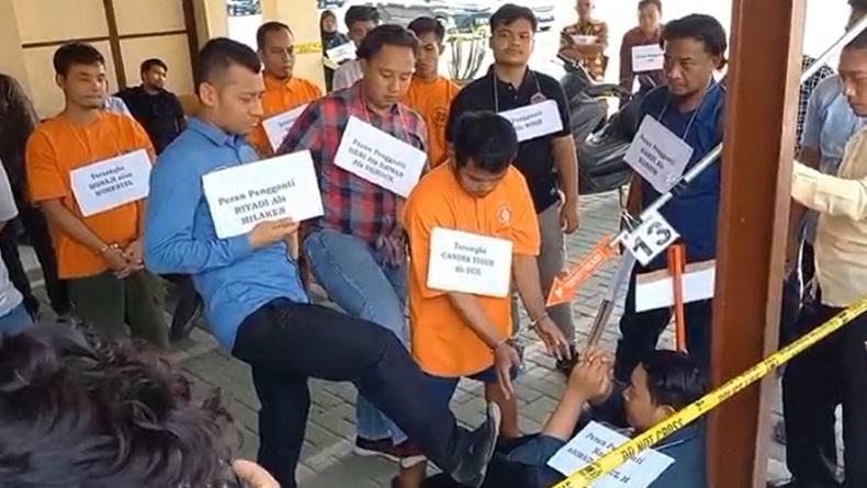 Polres Blora Gelar Rekonstruksi Kasus Penganiayaan yang Sebabkan Korban Sekarat