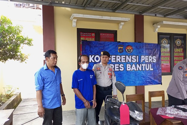 Tak Punya Pekerjaan, Pria di Bantul Ini Nekat Curi Motor Milik Sepupu