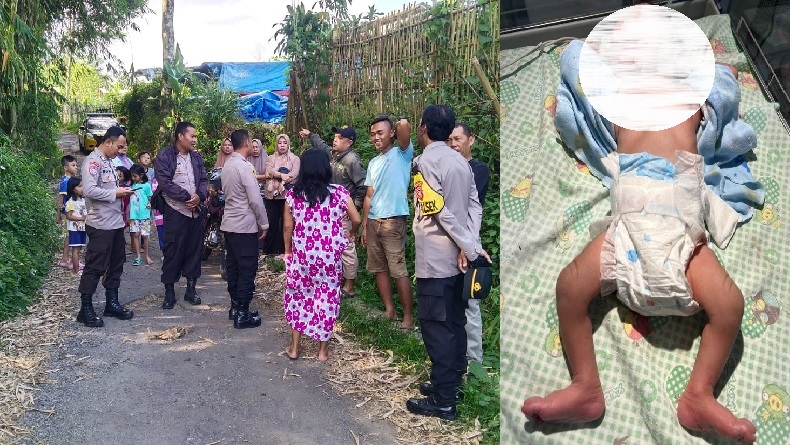 Bayi Bibir Sumbing Baru Lahir Dibuang di Cikole Sukabumi, Luka Berlumuran Darah