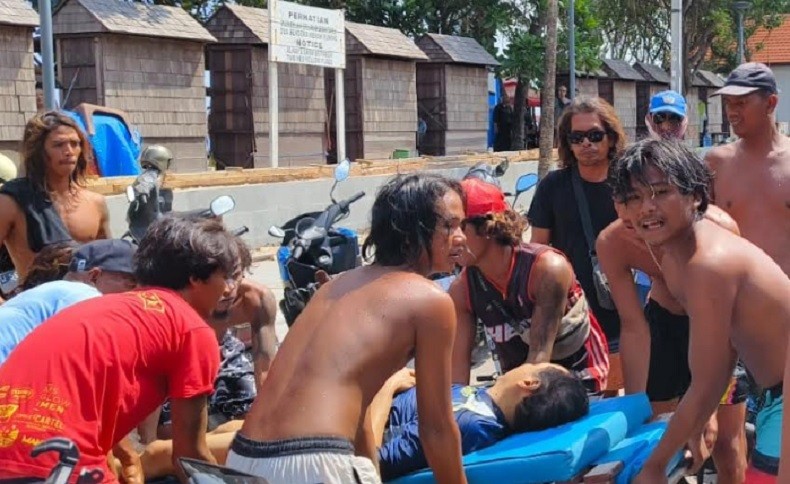 Serangan Jantung, Turis China Tiba-Tiba Lemas hingga Tewas di Pantai Kuta