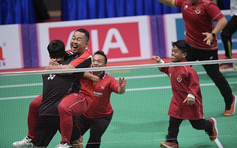 Tim Bulu Tangkis Beregu Putra Indonesia Sumbang Medali Emas Pertama ASEAN Para Games - Bagian 3