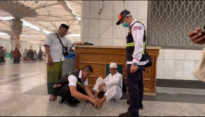 Kaki Calhaj Rawan Melepuh, PKP3JH Galakkan Gerakan Siaga Sandal dan Alas Kaki