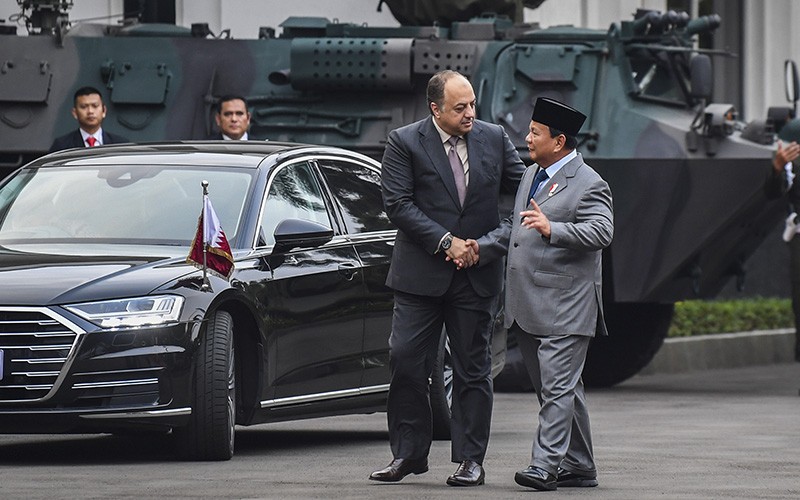 Prabowo Terima Kunjungan Kehormatan Menhan Qatar - Bagian 2