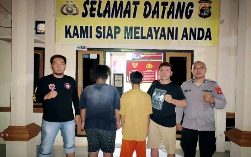 Bawa Ekstasi di Jalinteng, 2 Warga Lamteng Diringkus Polisi
