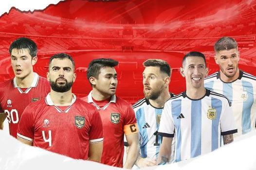 Timnas Indonesia vs Argentina Disiarkan Langsung RCTI, Ini Jadwalnya 