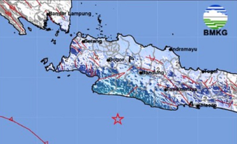 Gempa Terkini M 5,1 Guncang Sukabumi Berpusat di Laut 