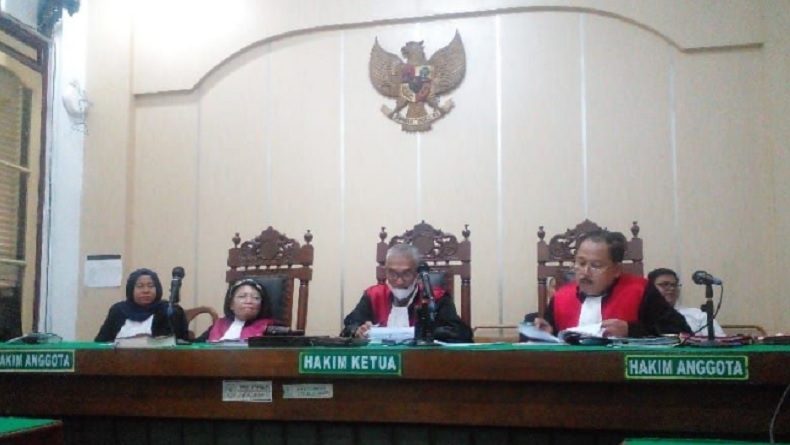 Sidang Perkara Narkotika di PN Medan, Kurir 1,3 Ton Ganja Divonis Mati