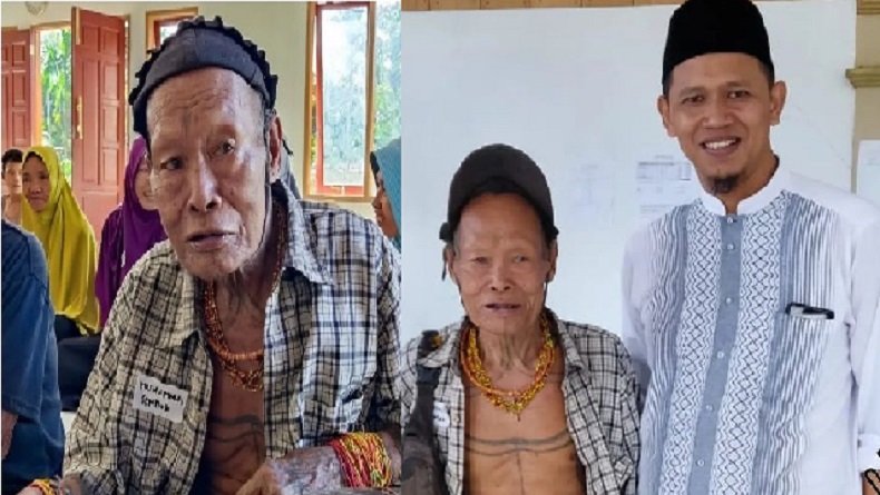 Kisah Inspiratif Kakek Mualaf Jalan Kaki 2 Jam Demi Belajar Baca Alquran di Pedalaman Mentawai