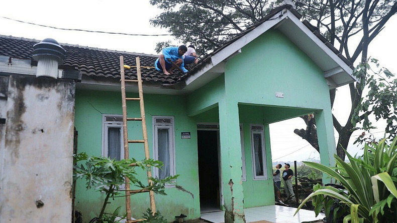 Update Dampak Puting Beliung di Baleendah Bandung, 152 Rumah Rusak Ringan dan Berat