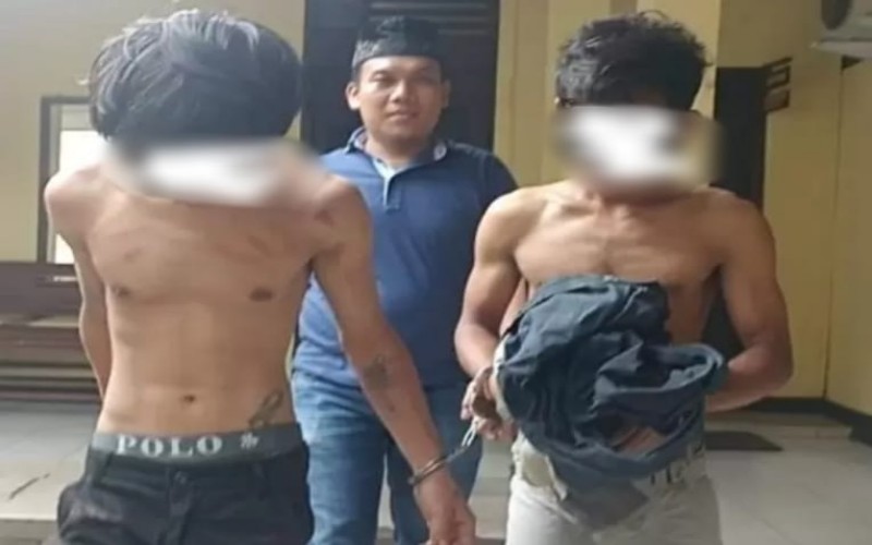 Ketagihan Nyabu, 2 Pria Palembang Jambret HP Emak-Emak