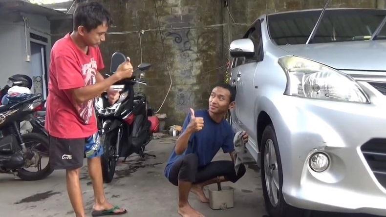 Menarik, Tempat Cuci Kendaraan di Salatiga Seluruh Karyawannya Penyandang Disabilitas